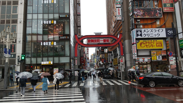 雨の歌舞伎町