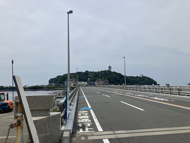 江の島到着