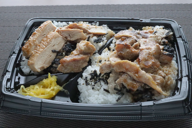 炙り豚焼肉&鳥めし弁当