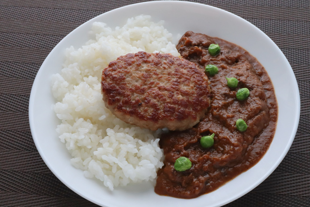 ハンバーグキーマカレー