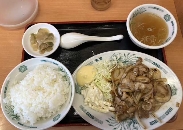 生姜焼き定食