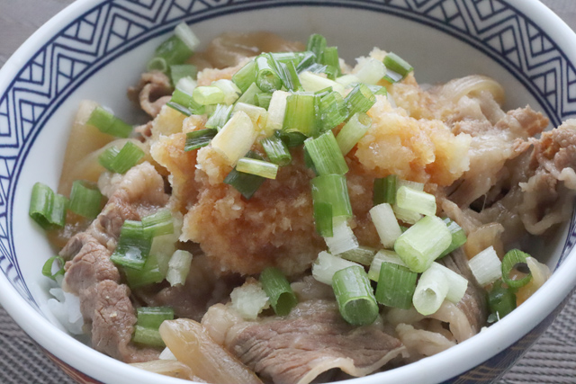 おろしポン酢牛丼