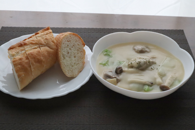 鶏モモと白菜のクリーム煮