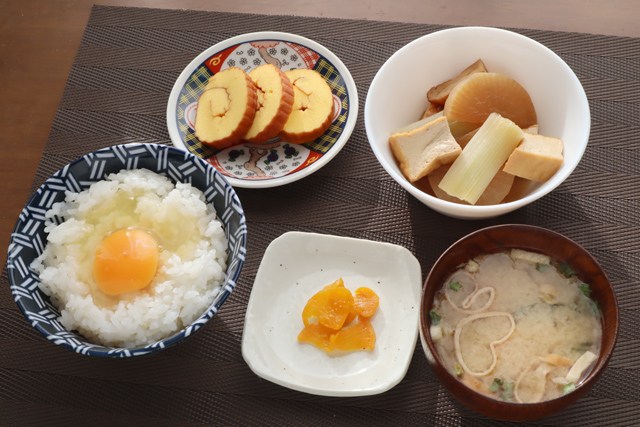 煮物/伊達巻/卵かけご飯