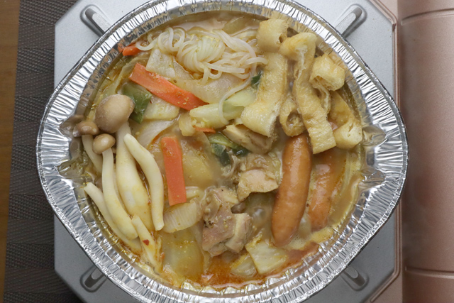 鶏カレー坦々鍋