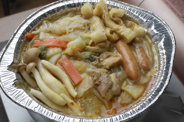 鶏カレー坦々鍋