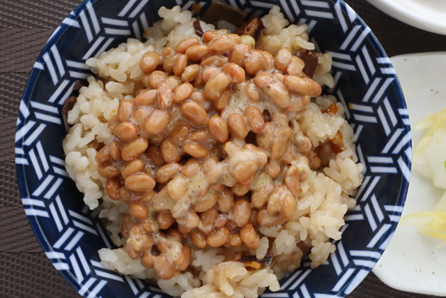 納豆炊き込みご飯