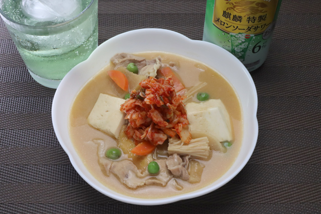 キムチ豚汁