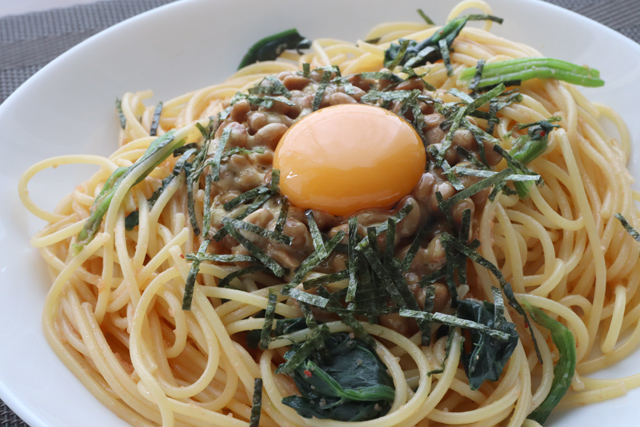 納豆パスタ