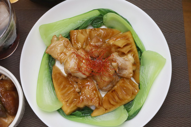 鶏モモと筍の照り焼き
