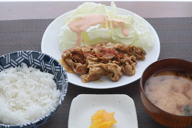 豚カレー焼き
