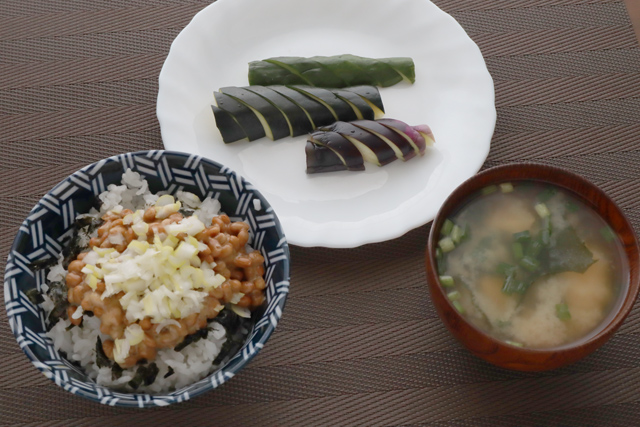 ぬか漬けと納豆