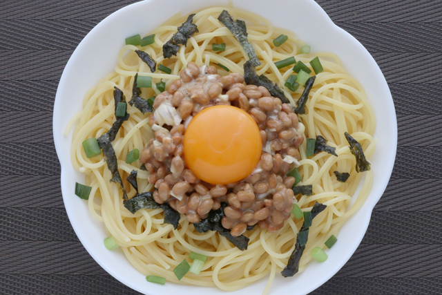 納豆スパゲティー