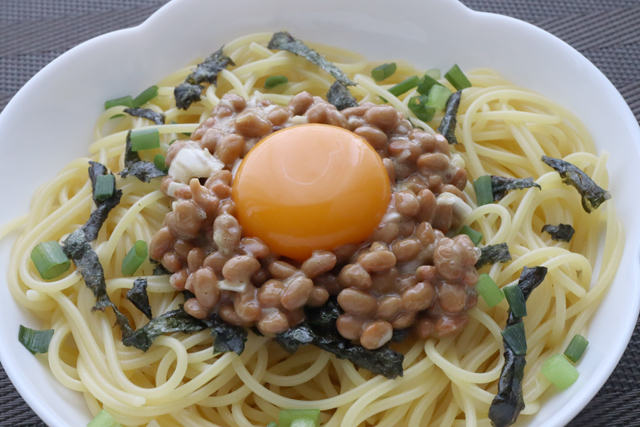 納豆スパゲティー