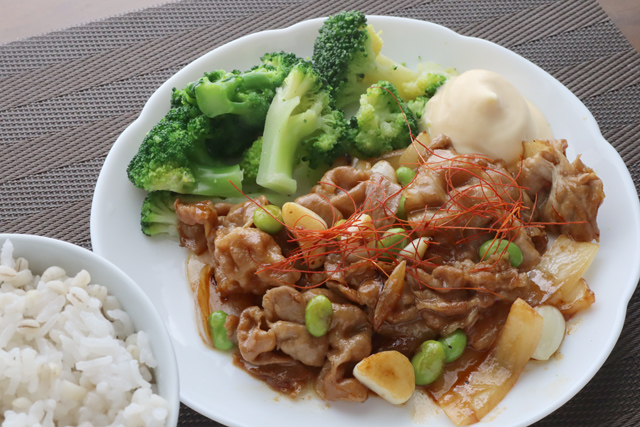 豚肩ロースの焼肉