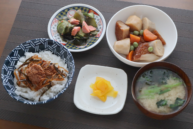 煮物/酢の物/タラコ佃煮