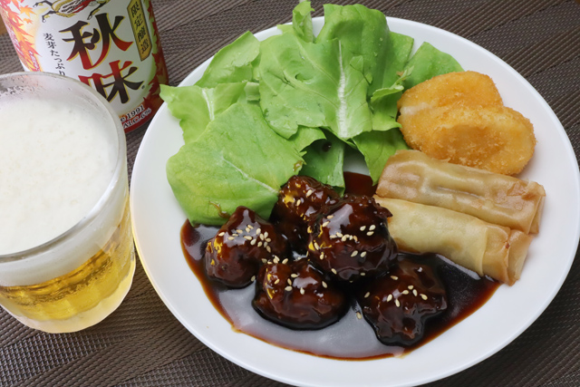 黒酢肉団子/春巻/クリームコロッケ