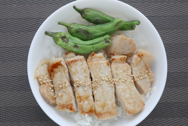 豚ロース味噌漬け丼