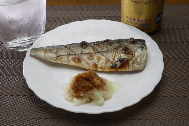 鯖の塩焼き