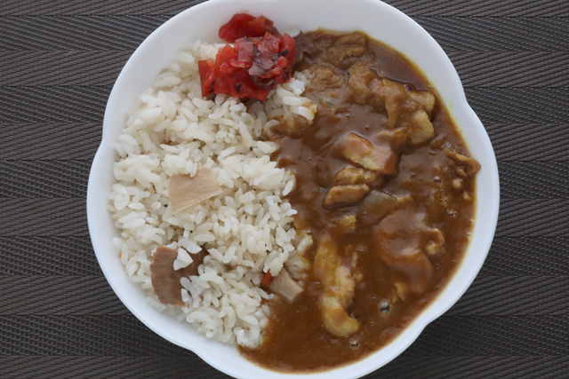 カレーきのこライス