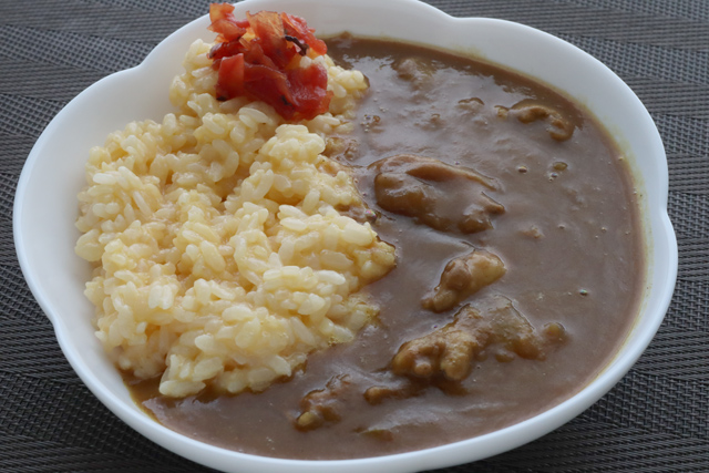 カレー卵かけご飯