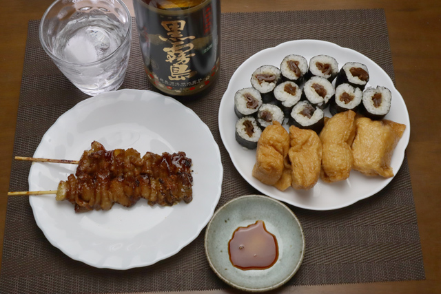 稲荷寿司/干ぴょう巻/焼き鳥