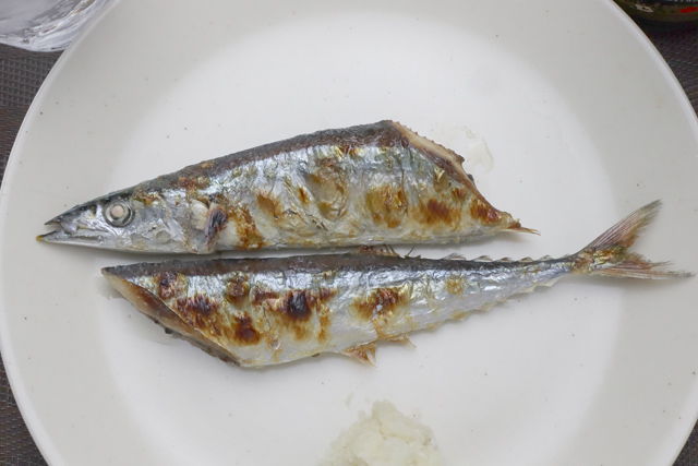 サンマの塩焼き