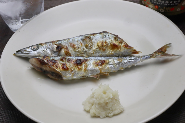サンマの塩焼き