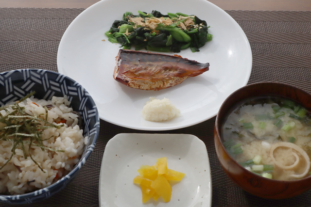 鯖の燻製焼き