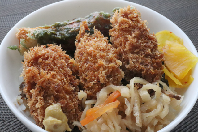 カキフライのり弁