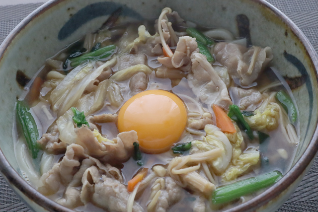 豚すきうどん