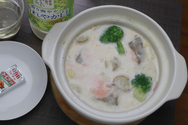 鮭と白菜のクリーム煮