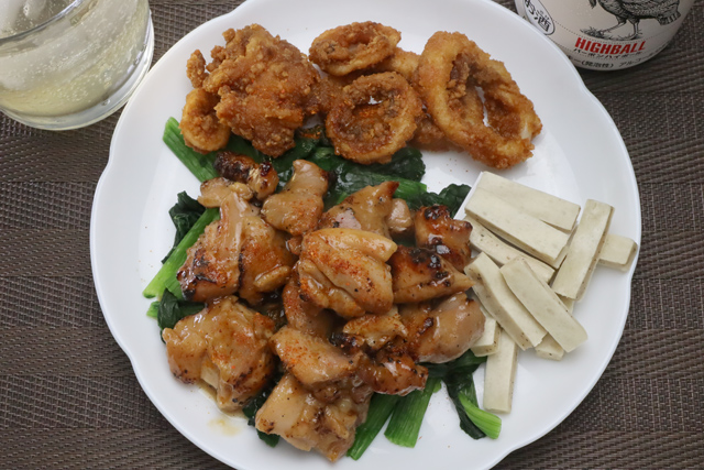 焼き鳥/イカ唐揚げ/チータラ