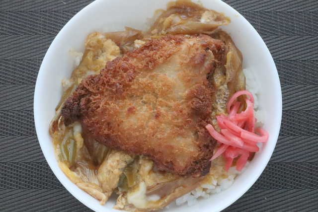 アジフライ丼