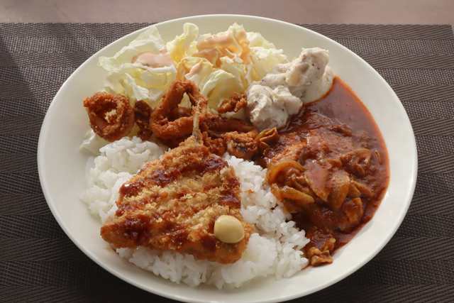 アジフライカレー