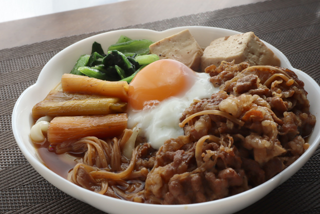 すき焼きうどん