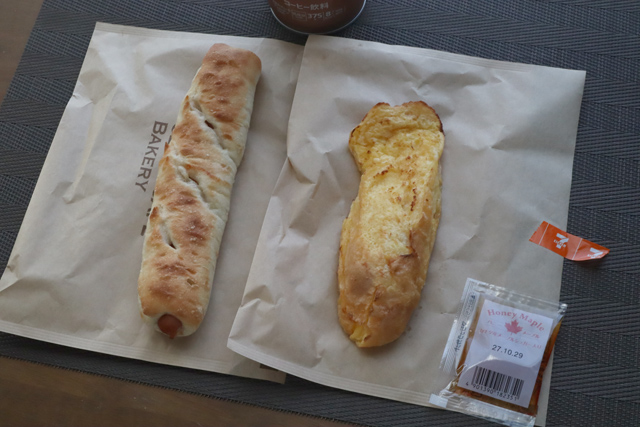 ソーセージフランスとフレンチトースト