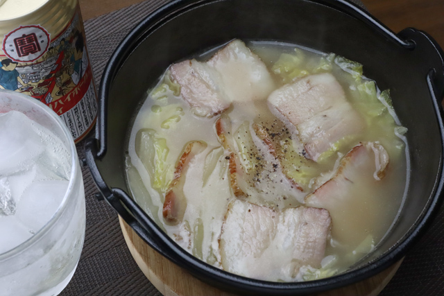 ベーコン白菜鍋