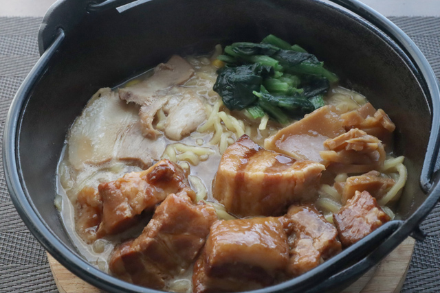 角煮味噌ラーメン