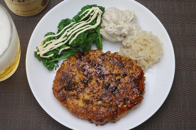 照り焼きチキンハンバーグ