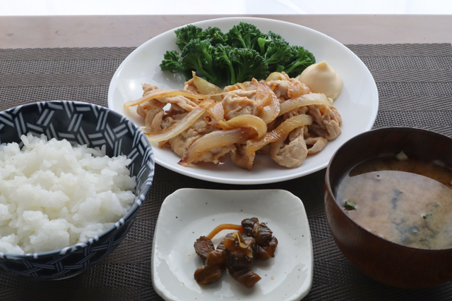 豚ロース生姜焼き