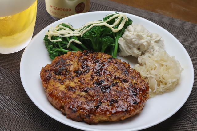照り焼きチキンハンバーグ