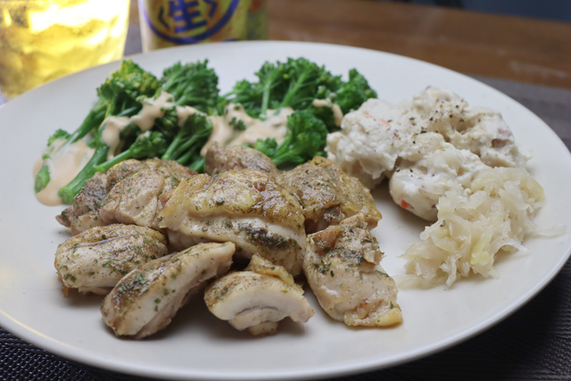 鶏モモのハーブ焼き