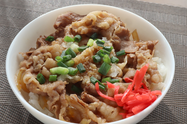 おろしポン酢牛丼