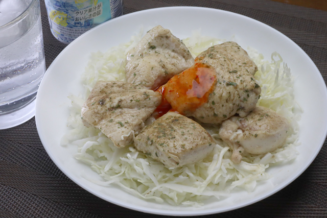 鶏胸のハーブ焼き