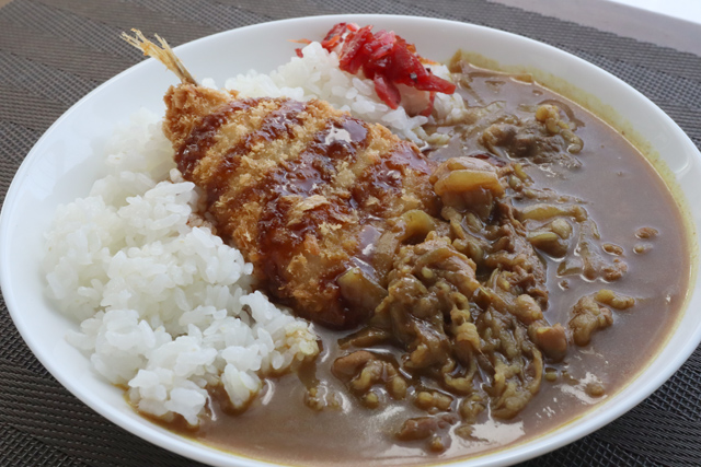 アジフライカレー