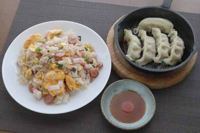 チャーハンと餃子