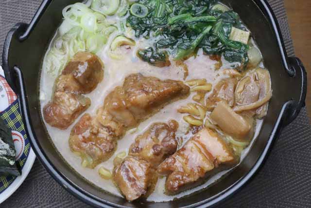 角煮味噌ラーメン